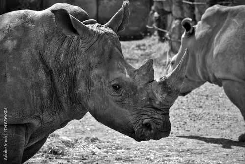 portrait en noir et blanc photo