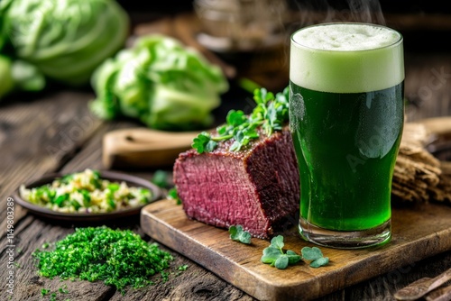 Green Beer and Roast Beef Feast photo