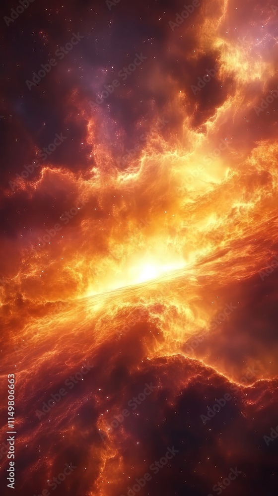 Fototapeta premium Incredible abstract background of a colorful space galaxy cloud nebula. starry night cosmos. universe science astronomy. supernova wallpaper. space background. Ultra realistic. Photorealistic