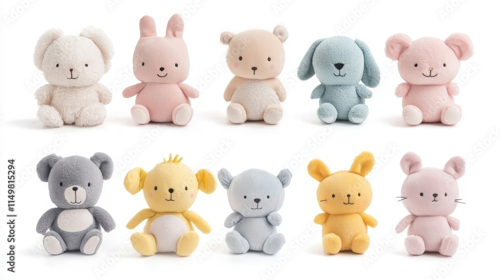 Cute Plush Animals for Children's Playtime and Decor Cute Plush Animals for Children's Playtime and Decor