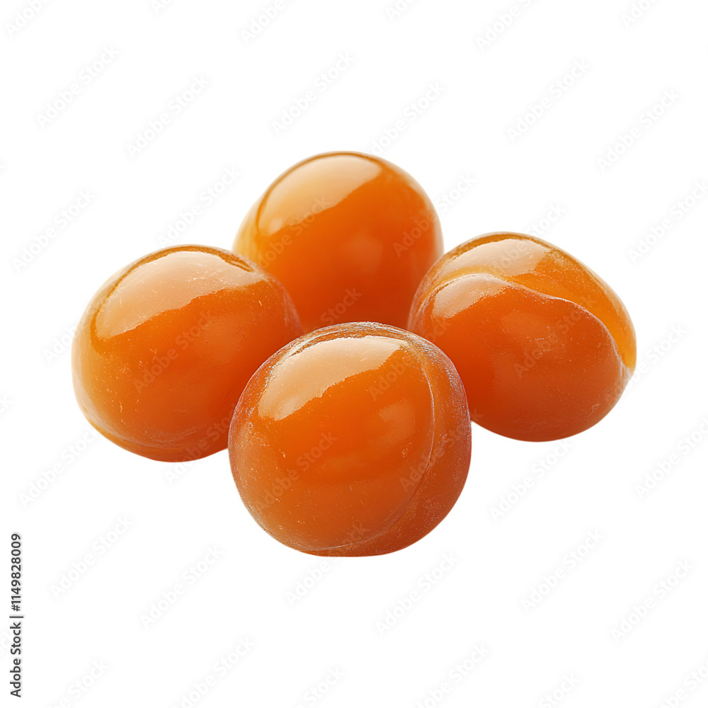 Fresh Chinese Apricots isolated on transparent background Fresh Chinese Apricots isolated on transparent background