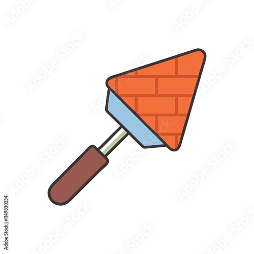  Dynamic Bricklaying Trowel Icon