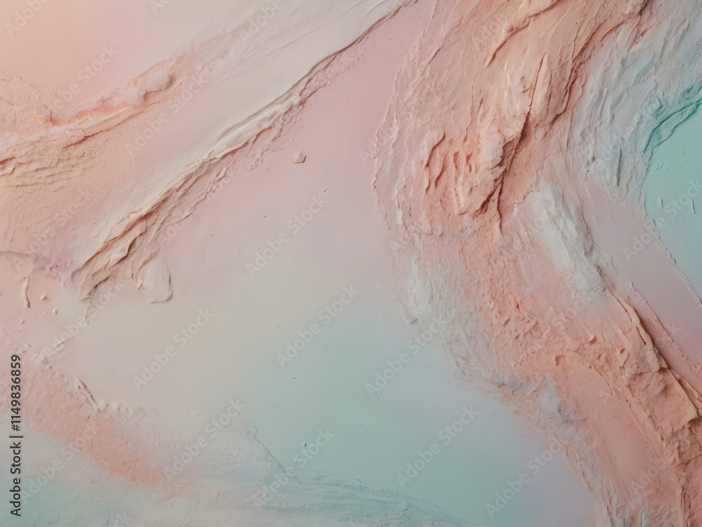 Naklejka premium Pastel Elegance: Paintbrush Backgrounds for Soothing Designs
