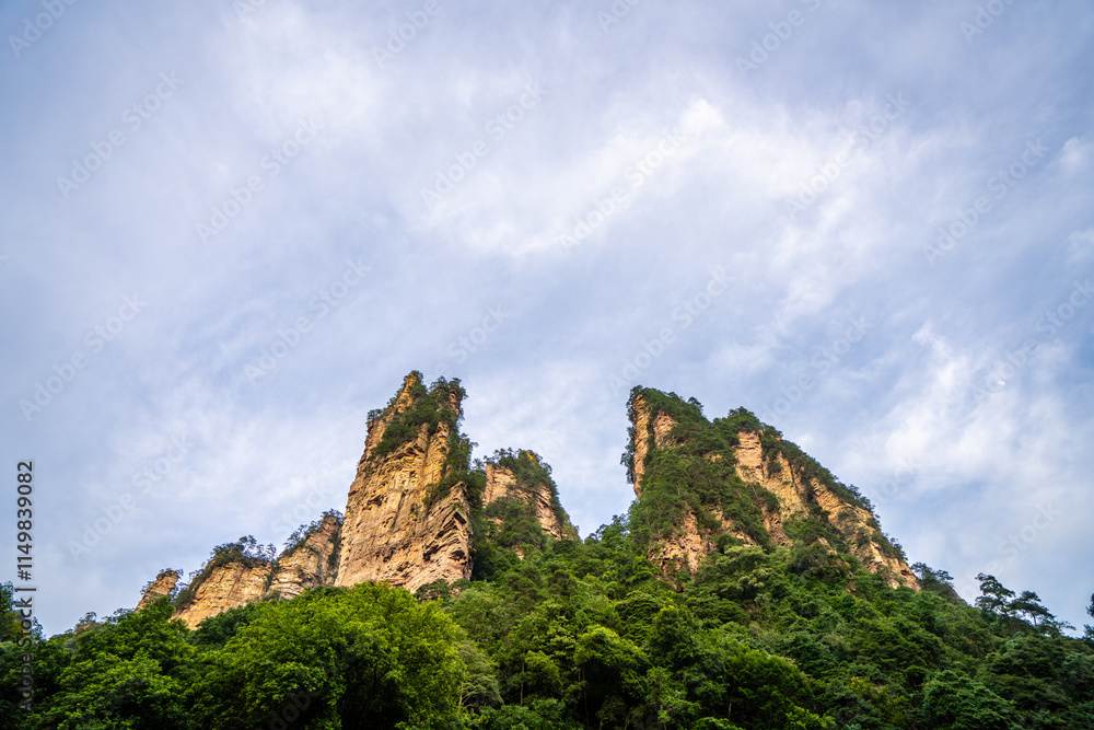 Zhangjiajie scenic area in Hunan Province, China Zhangjiajie scenic area in Hunan Province, China