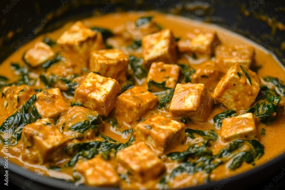 Authentic Paneer Makhani with Spinach - A Culinary Delight Authentic Paneer Makhani with Spinach - A Culinary Delight