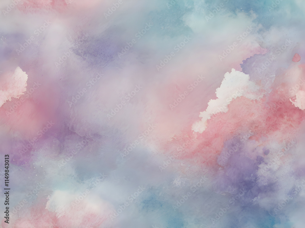 Naklejka premium Watercolor Strokes: Flowing and Soft Backgrounds