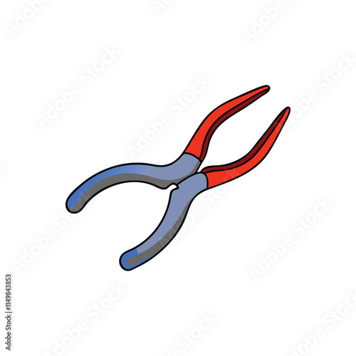  Flat Needle Nose Pliers Icon Design