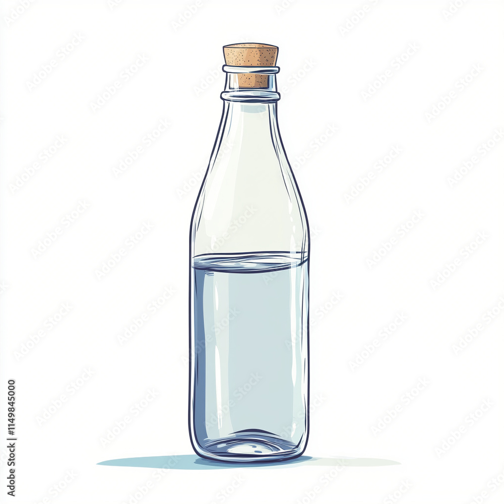 empty bottle isolated on white empty bottle isolated on white