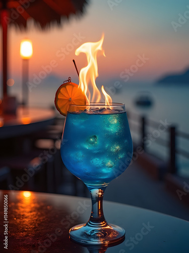 glass of water on the table