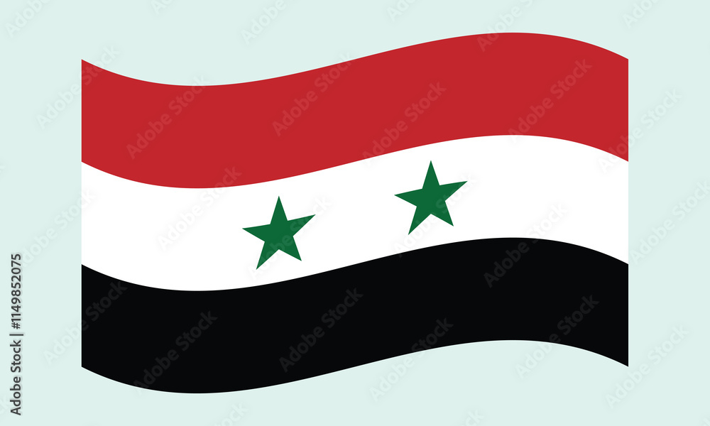 Syrian Revolution Flag - New Syrian Arab Republic Flag Syrian Revolution Flag - New Syrian Arab Republic Flag