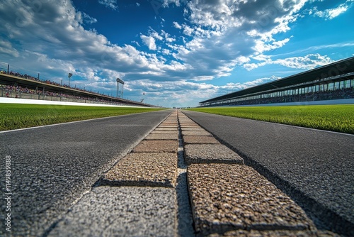 Motor Speedway. The Racing Capital of the World: Yard of Bricks at Indianapolis photo