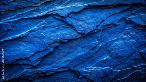 Wallpaper Mural Dark Blue Slate Stone Texture Background - Medium Shot Photography Torontodigital.ca