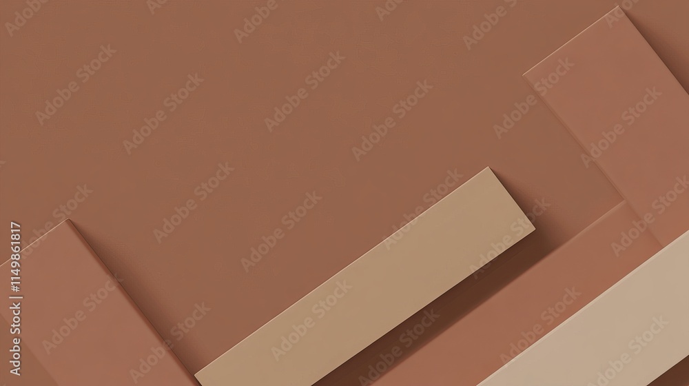 PANTONE 17-1230 Mocha Mousse Minimalist 3D Pattern Wallpaper Design Background PANTONE 17-1230 Mocha Mousse Minimalist 3D Pattern Wallpaper Design Background