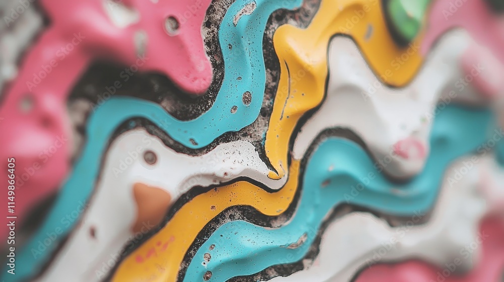 A vibrant close-up of colorful, wavy patterns resembling melted paint or candy, showcasing a playful and artistic texture. A vibrant close-up of colorful, wavy patterns resembling melted paint or candy, showcasing a playful and artistic texture.