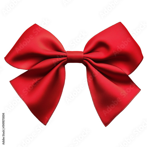 Layered Red Bow in Transparent Background for Promotion posters