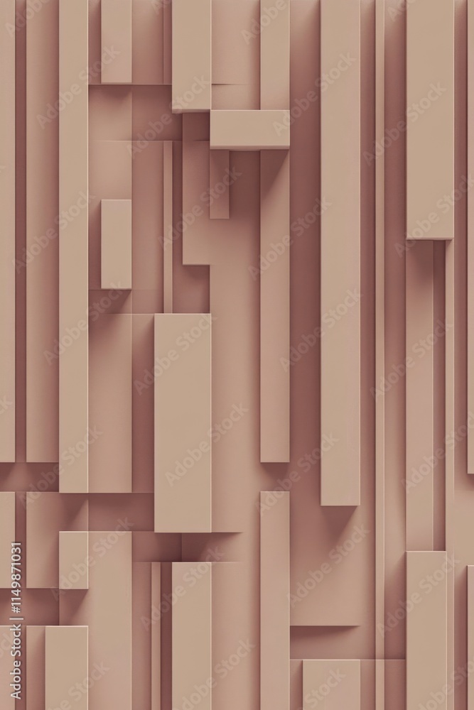 PANTONE 17-1230 Mocha Mousse Minimalist 3D Pattern Wallpaper Design Background PANTONE 17-1230 Mocha Mousse Minimalist 3D Pattern Wallpaper Design Background
