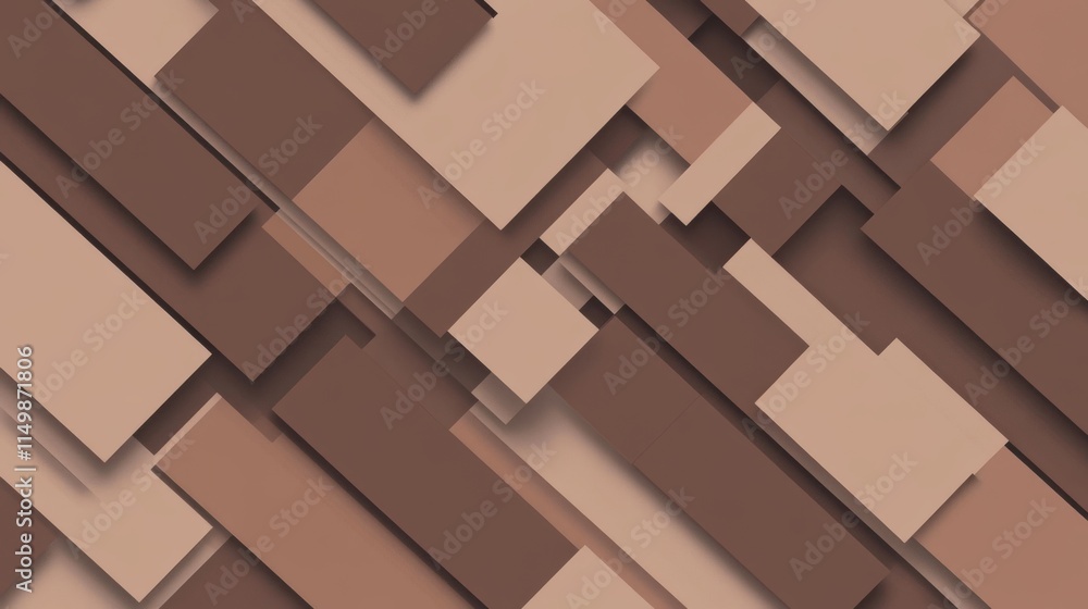 PANTONE 17-1230 Mocha Mousse Minimalist 3D Pattern Wallpaper Design Background PANTONE 17-1230 Mocha Mousse Minimalist 3D Pattern Wallpaper Design Background