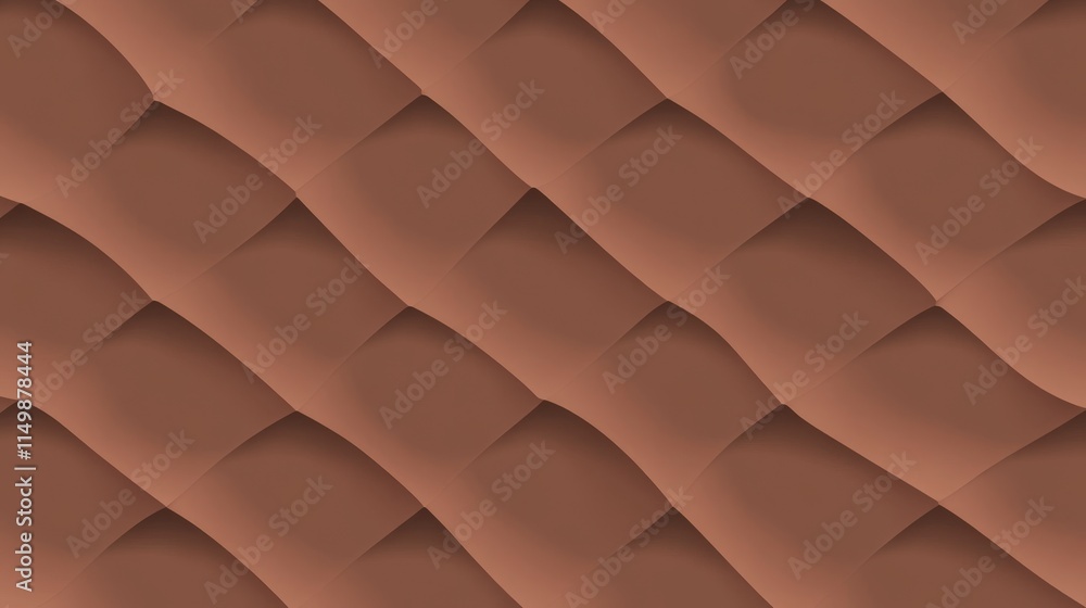 PANTONE 17-1230 Mocha Mousse Minimalist 3D Pattern Wallpaper Design Background PANTONE 17-1230 Mocha Mousse Minimalist 3D Pattern Wallpaper Design Background