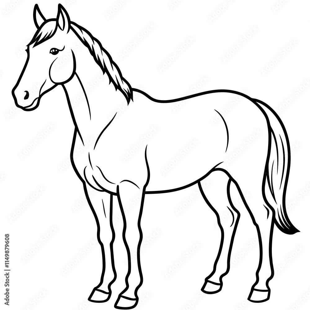 horse illustration