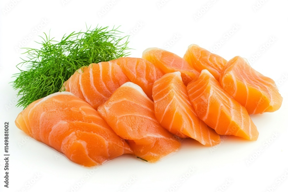 Fresh Salmon Slices - A Healthy and Delicious Dish Fresh Salmon Slices - A Healthy and Delicious Dish