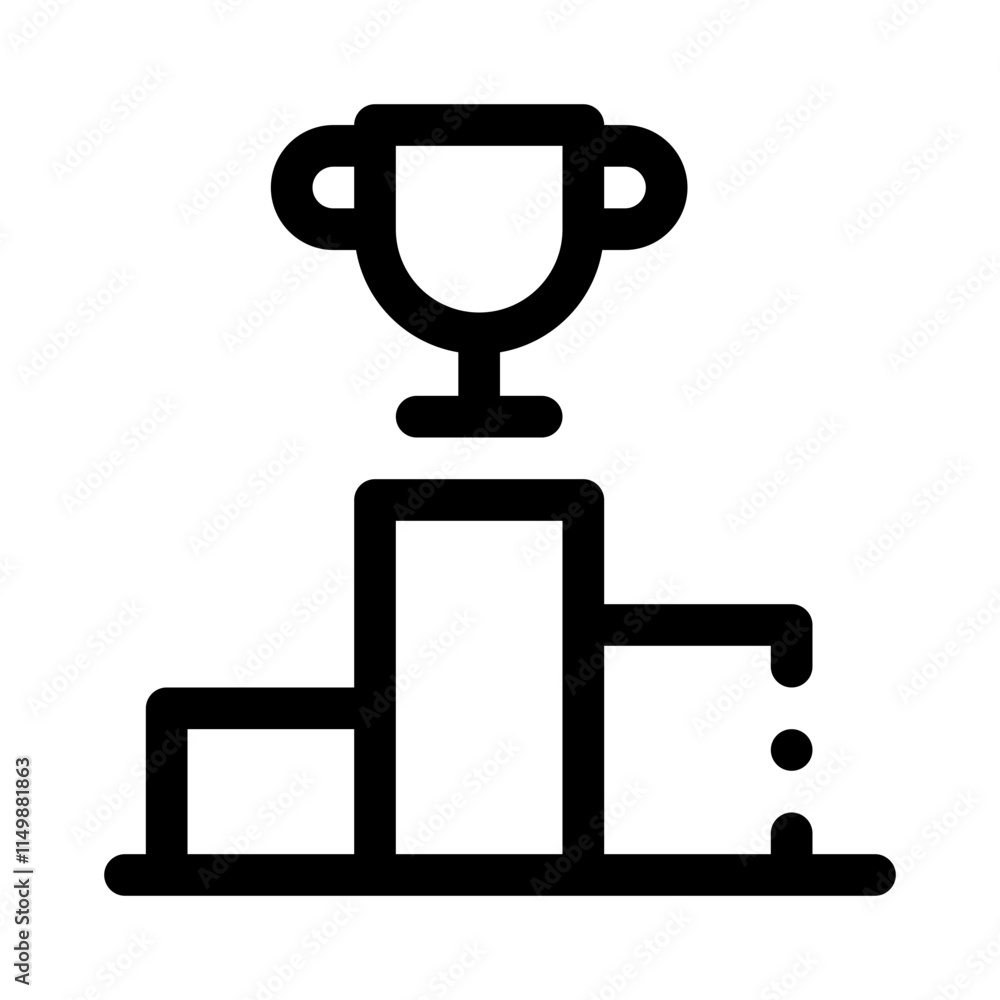 Leaderboard line icon Leaderboard line icon