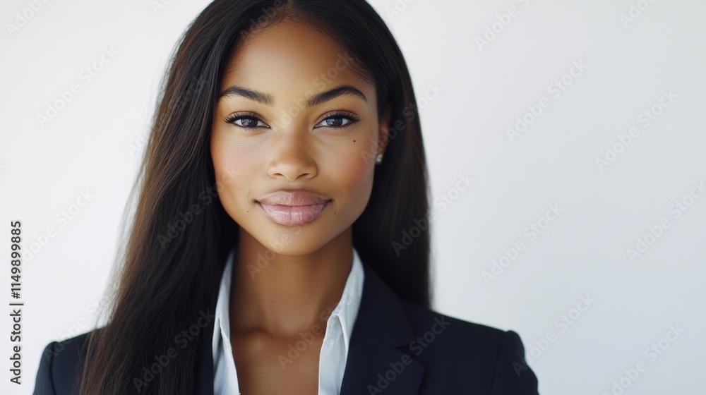 Confident African American Businesswoman Portrait Confident African American Businesswoman Portrait