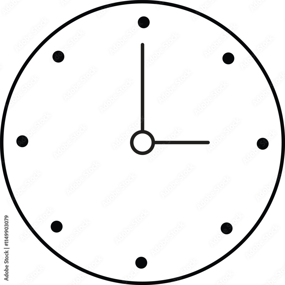 Clock Line Icon. Clock icons in line style set isolated on white background. Time icon. Vector Editable Stroke with transparent background. Clock Line Icon. Clock icons in line style set isolated on white background. Time icon. Vector Editable Stroke with transparent background.