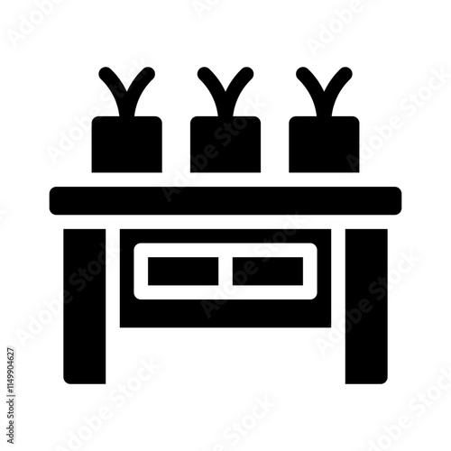 hallway glyph icon