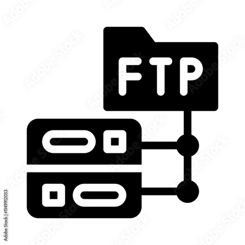 Connection glyph icon