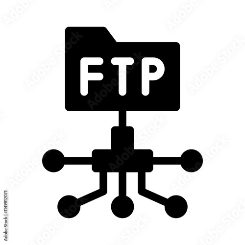 FTP glyph icon