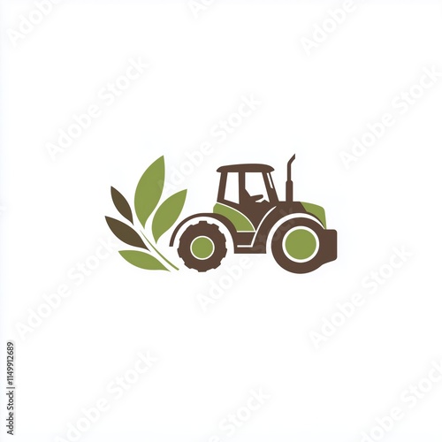 Green and earthy logo for modern agricultural enterprises