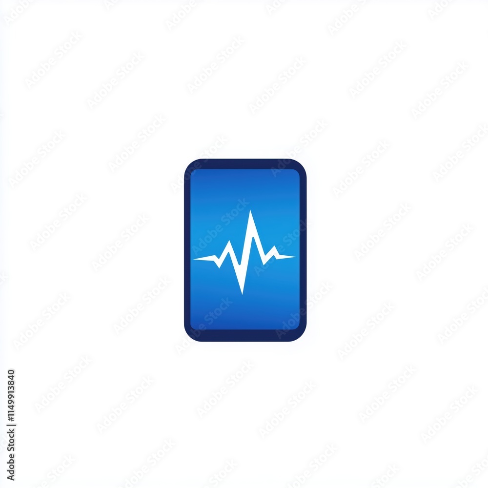 Innovative health app interface on a smartphone screen Innovative health app interface on a smartphone screen