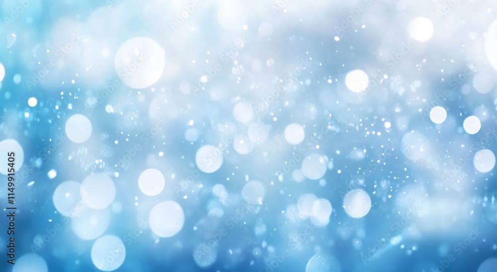 Abstract blue bokeh background with bright sparkles and glowing lights. Abstract blue bokeh background with bright sparkles and glowing lights.