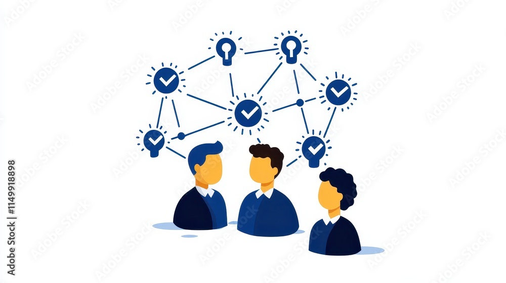 Collaboration and Idea Sharing Concept with Creative Teamwork Design Collaboration and Idea Sharing Concept with Creative Teamwork Design