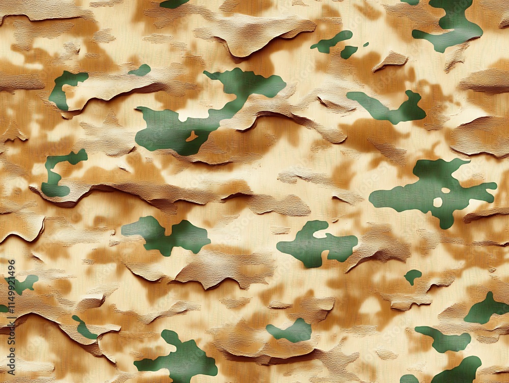 Fototapeta premium camouflage texture traditional seamless, Traditional Seamless Camouflage Texture
