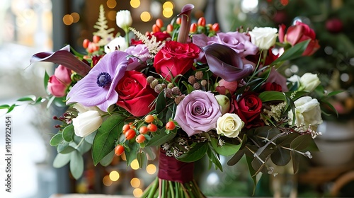 A bouquet with a nationalistic spirit