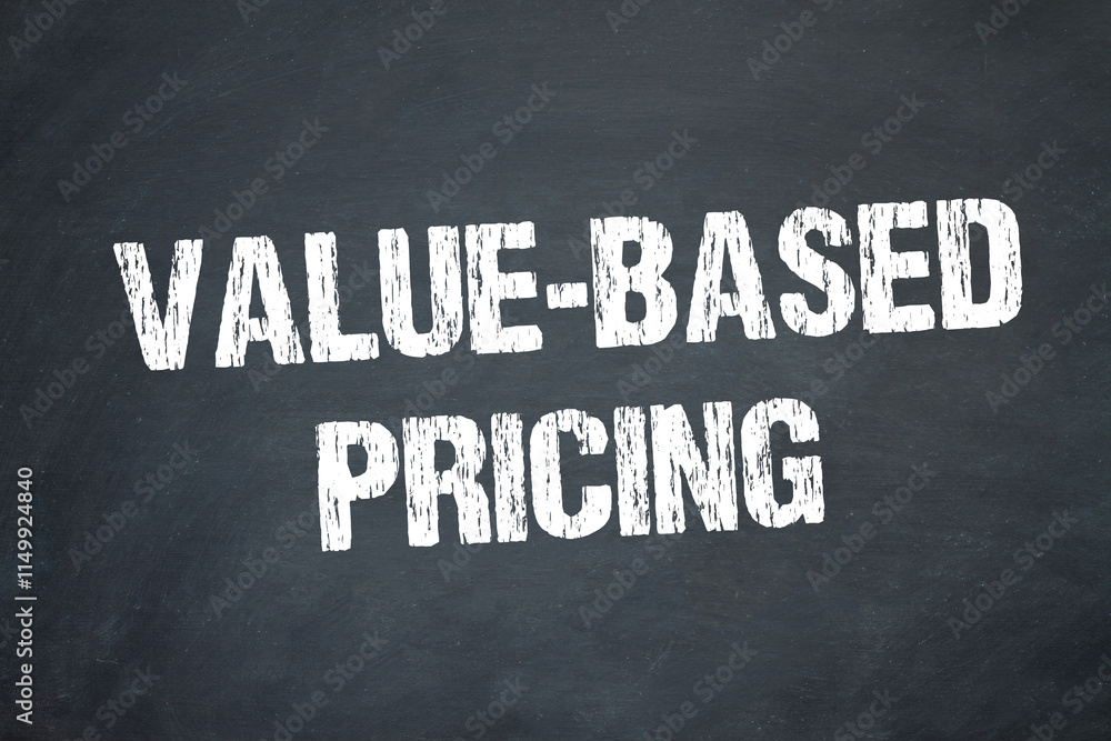 Obraz premium Value-Based Pricing 