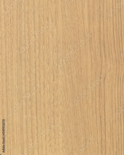 Light Oak Wood Background with Horizontal Grain Texture Pattern