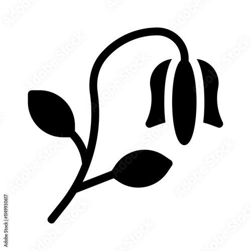Bluebell glyph icon