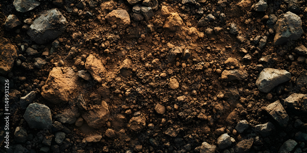 Dark Brown Soil Texture Background Image Dark Brown Soil Texture Background Image