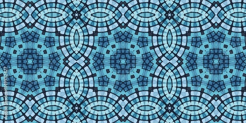 Abstract Kaleidoscope Geometry Psychedelic Art Fabric textile Pattern Background Wallpaper