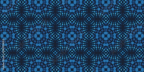 Abstract Kaleidoscope Geometry Psychedelic Art Fabric textile Pattern Background Wallpaper