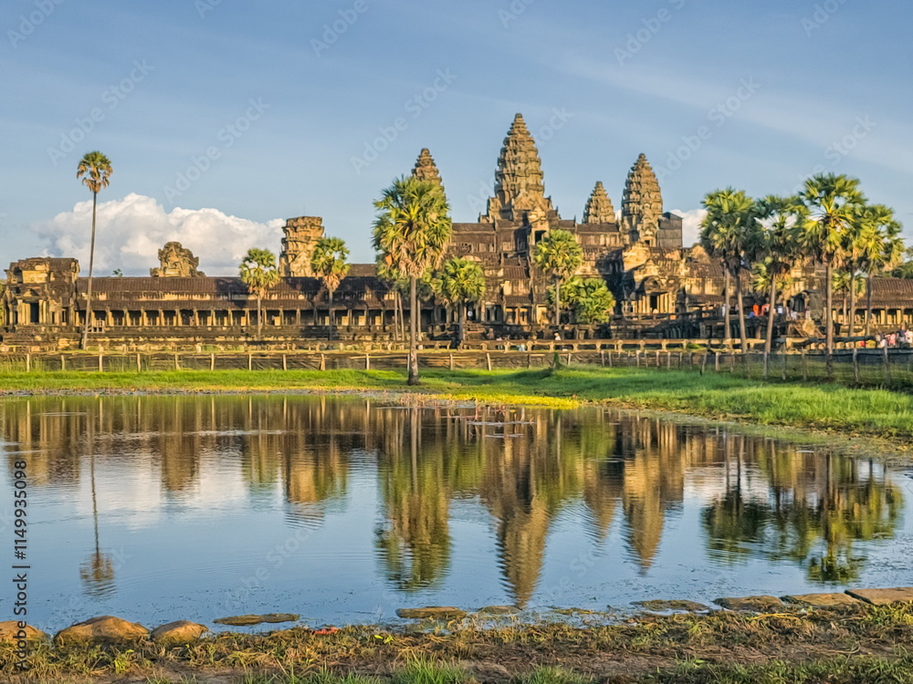 Naklejka premium Angkor Wat temple in Angkor, Cambodia