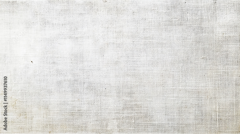 Fototapeta premium Light beige linen texture. Fabric background Natural linen material textile canvas texture background