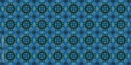 Abstract Kaleidoscope Geometry Psychedelic Art Fabric textile Pattern Background Wallpaper