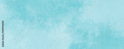 Smooth and Subtle Watercolor Texture Featuring Blended Aqua, Turquoise, and Light Blue Brush Strokes
