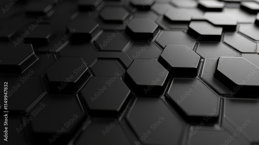 Abstract technology or medical background with hexagons Abstract technology or medical background with hexagons