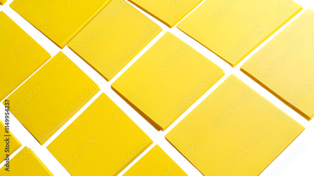 Yellow sticky note pad with a smooth surface and clean edges, ideal for reminders or creative projects. Isolated on transparent background Yellow sticky note pad with a smooth surface and clean edges, ideal for reminders or creative projects. Isolated on transparent background
