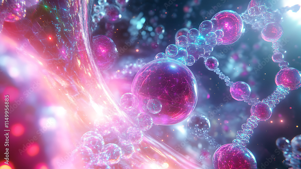 Cosmic Dance of Spheres: A mesmerizing abstract image showcasing interconnected spheres in vibrant hues, evoking themes of cosmic connection and universal energy. Cosmic Dance of Spheres: A mesmerizing abstract image showcasing interconnected spheres in vibrant hues, evoking themes of cosmic connection and universal energy.