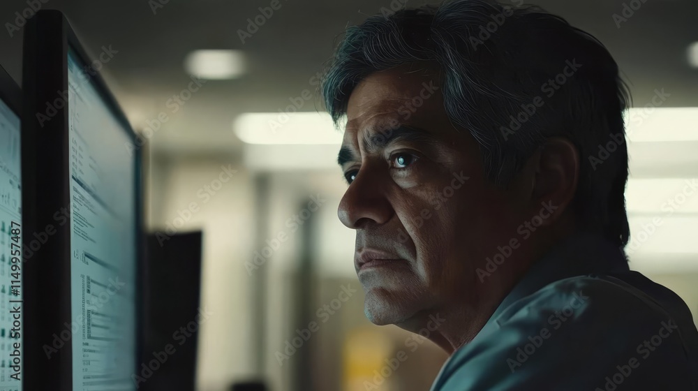 Person looking worried at computer screen, reflecting the pressures and challenges of modern digital life. Navigating complex technology and information overload.
Person looking worried at computer screen, reflecting the pressures and challenges of modern digital life. Navigating complex technology and information overload.